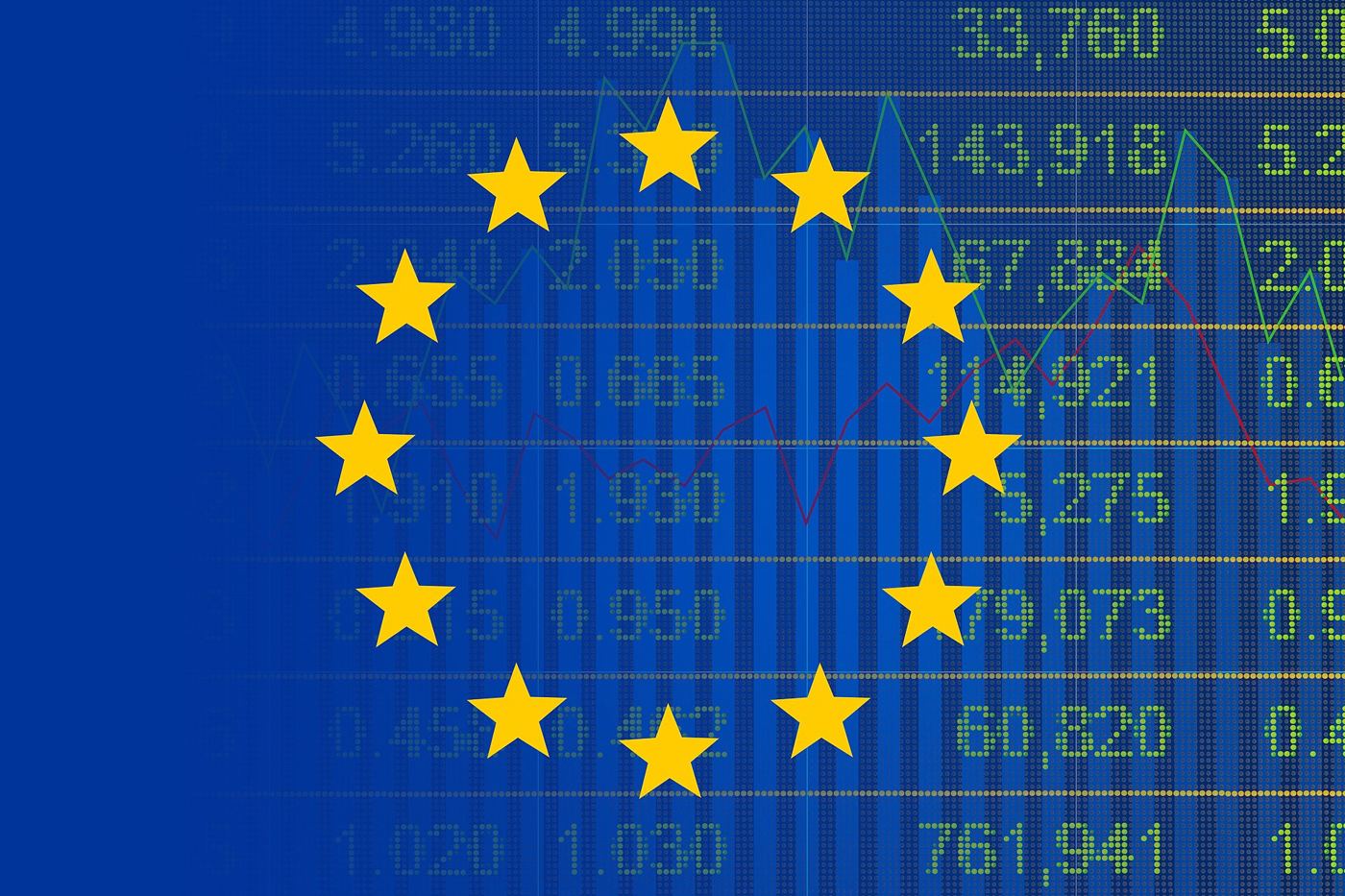 trading screens showing stock market prices and charts